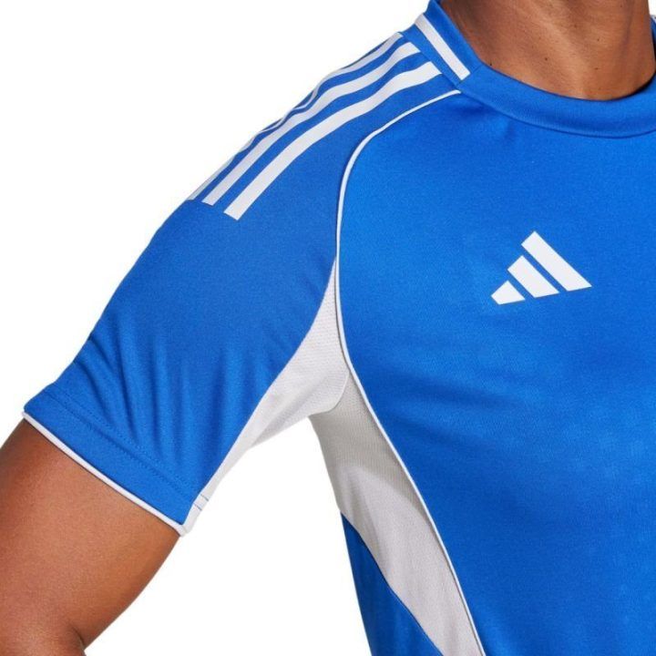 Moteriški futbolo marškinėliai adidas Tiro 25 Competition, mėlyni