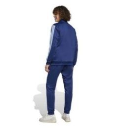Vyriškas medvilninis sportinis kostiumas adidas 3S FT TT TS, mėlynas