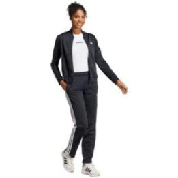 Moteriškas sportinis kostiumas adidas Essentials 3-Stripes, juodas