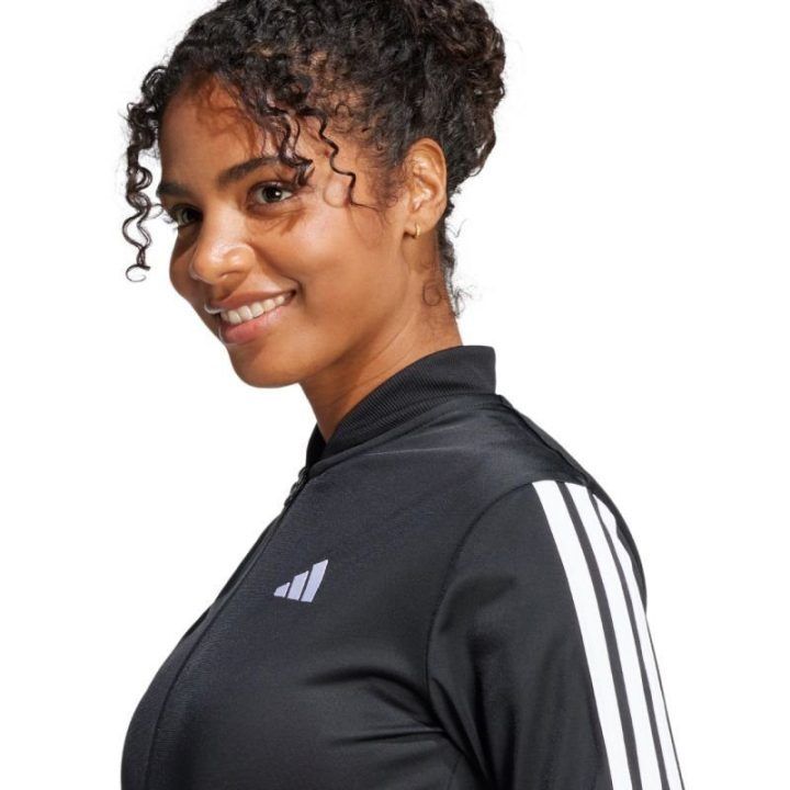 Moteriškas sportinis kostiumas adidas Essentials 3-Stripes, juodas