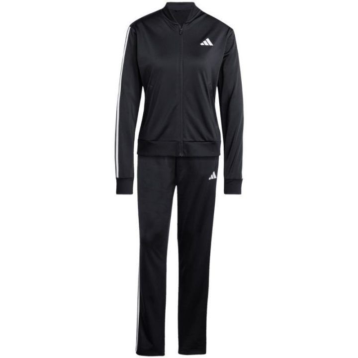 Moteriškas sportinis kostiumas adidas Essentials 3-Stripes, juodas