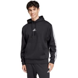 Vyriškas medvilninis džemperis su gobtuvu adidas Essentials 3-Stripes