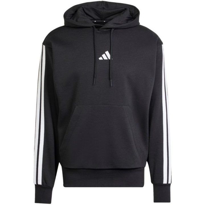 Vyriškas medvilninis džemperis su gobtuvu adidas Essentials 3-Stripes
