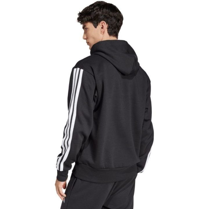 Vyriškas medvilninis džemperis su gobtuvu adidas Essentials 3-Stripes