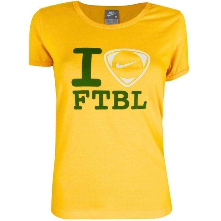 Moteriški medvilniniai marškinėliai Nike I Love Ftbl