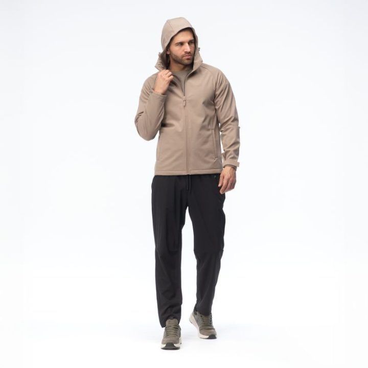 Vyriška softshell striukė su reguliuojamu gobtuvu Martes
