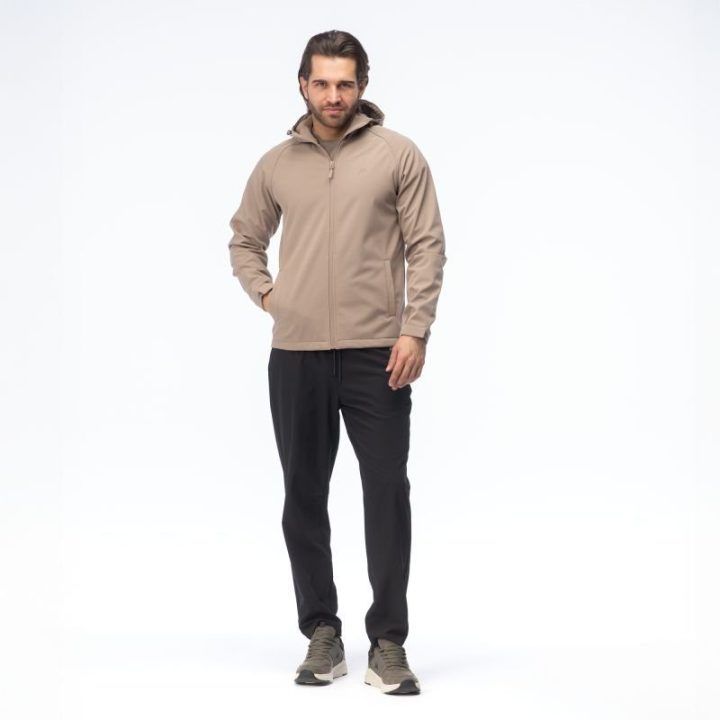 Vyriška softshell striukė su reguliuojamu gobtuvu Martes