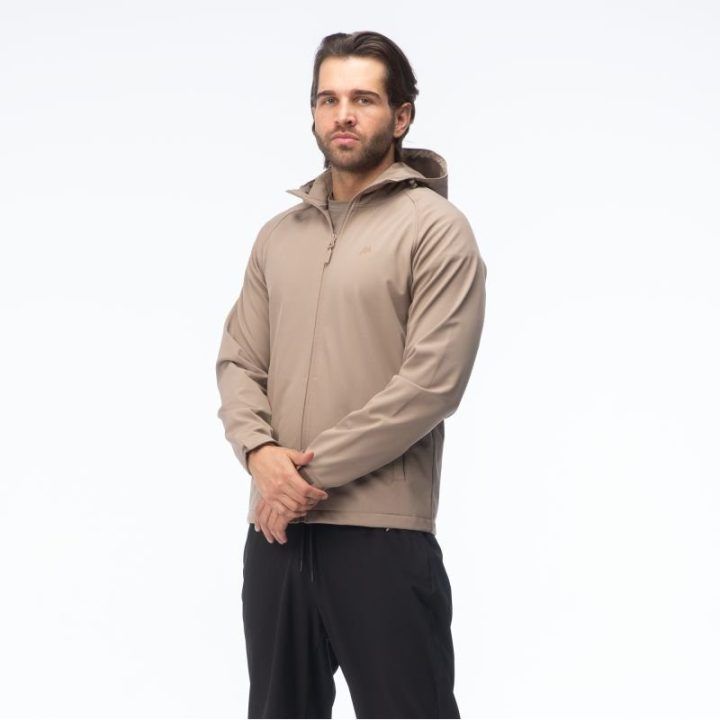 Vyriška softshell striukė su reguliuojamu gobtuvu Martes