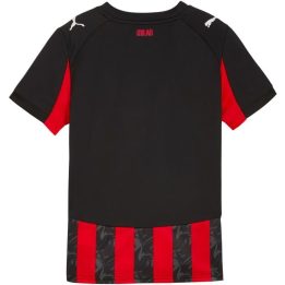 Vaikiški futbolo marškinėliai Puma AC Milan, juodi ir raudoni