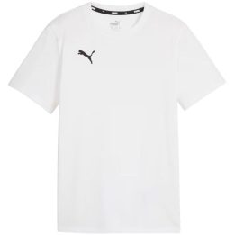 Vaikiški medvilniniai marškinėliai su mažu logotipu Puma Team Goal Casuals