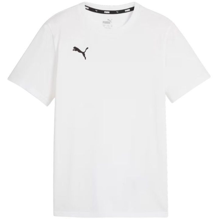 Vaikiški medvilniniai marškinėliai su mažu logotipu Puma Team Goal Casuals
