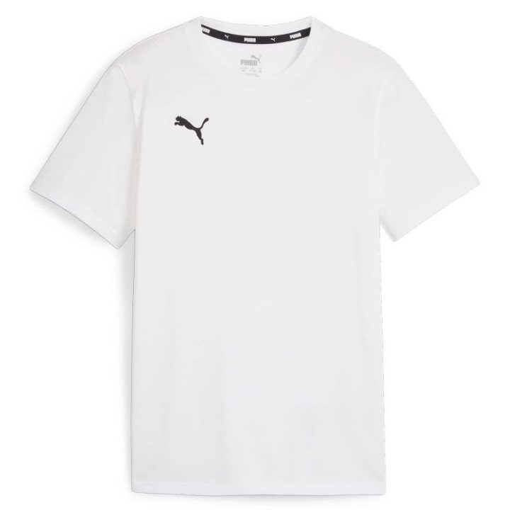 Vaikiški medvilniniai marškinėliai su mažu logotipu Puma Team Goal Casuals
