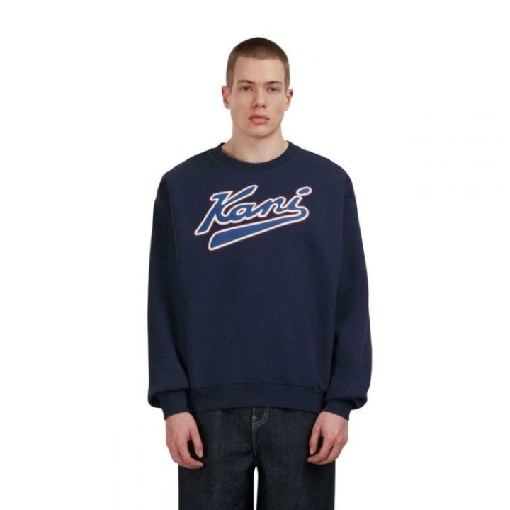 Vyriškas medvilninis džemperis Karl Kani Varsity Print OS
