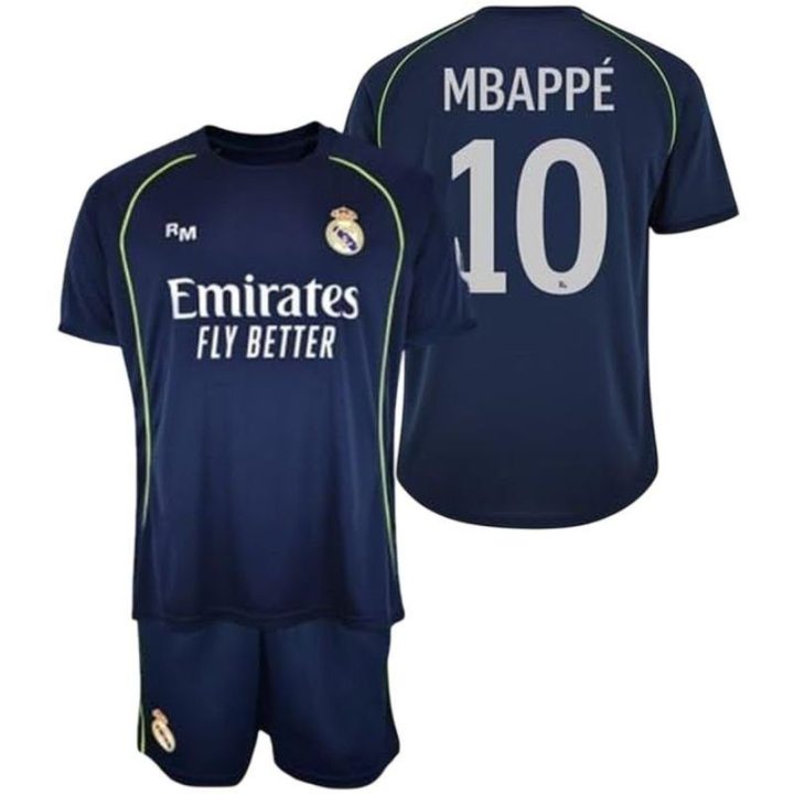 Vaikiškas marškinėlių ir šortų komplektas Real Madrid Mbappe