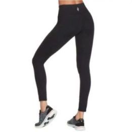 Moteriškos tamprės su aukštu liemeniu Skechers Go Walk, juodos