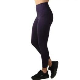 Moteriškos tamprės paaukštintu liemeniu Skechers Go Walk, violetinės