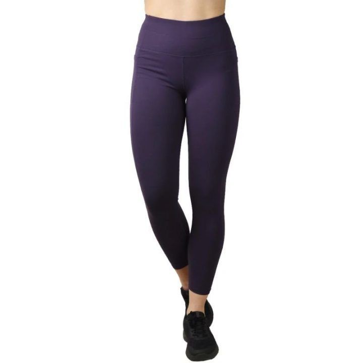 Moteriškos tamprės paaukštintu liemeniu Skechers Go Walk, violetinės