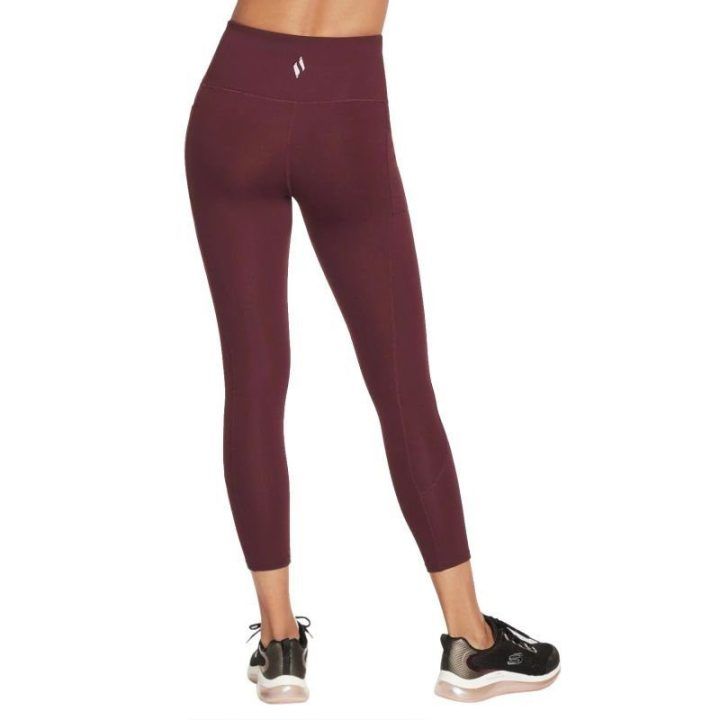 Moteriškos 7/8 tamprės Skechers Go Walk, violetinės