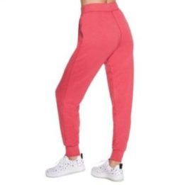 Moteriškos sportinės kelnės Skechers Skechluxe Restful, raudonos
