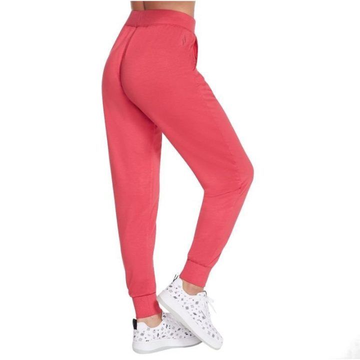 Moteriškos sportinės kelnės Skechers Skechluxe Restful, raudonos