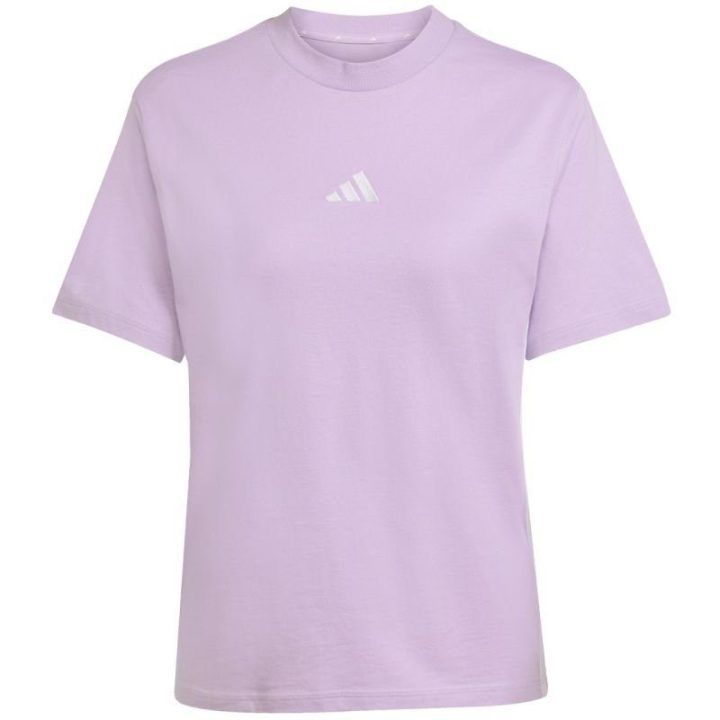 Moteriški marškinėliai adidas Essentials, šviesiai violetiniai