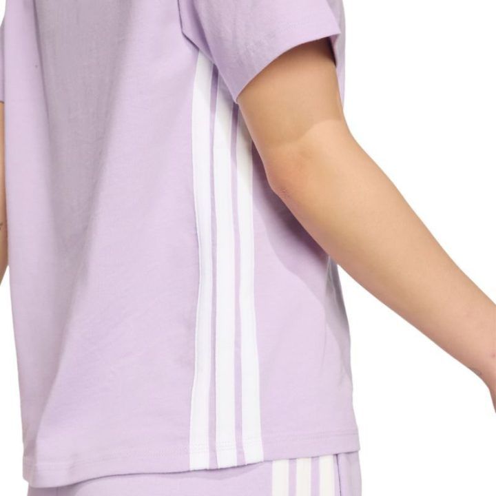 Moteriški marškinėliai adidas Essentials, šviesiai violetiniai