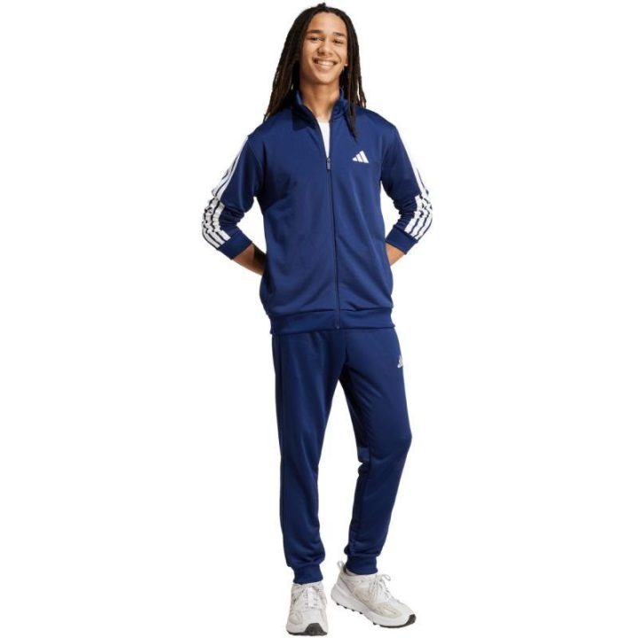 Vyriškas sportinis kostiumas adidas 3-Stripes, tamsiai mėlynas