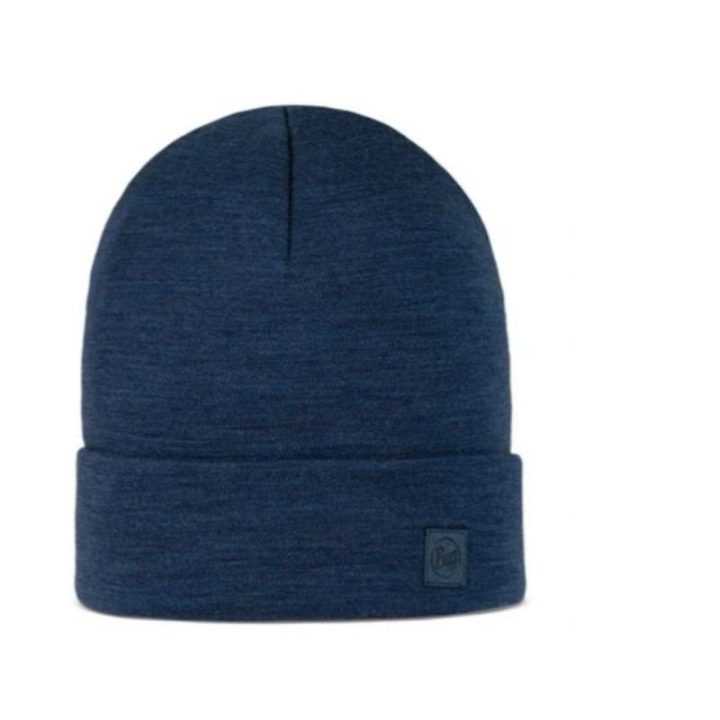 Uniseks vilnonė kepurė Buff Merino Heavyweight, tamsiai mėlyna
