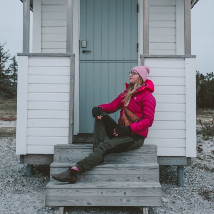 Žieminė kepurė Offlander, šviesiai mėlyna