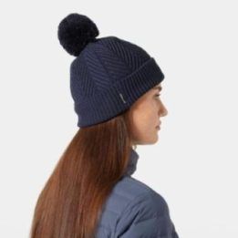 Moteriška mezginė kepurė su bumbulu Helly Hansen Lumi Beanie