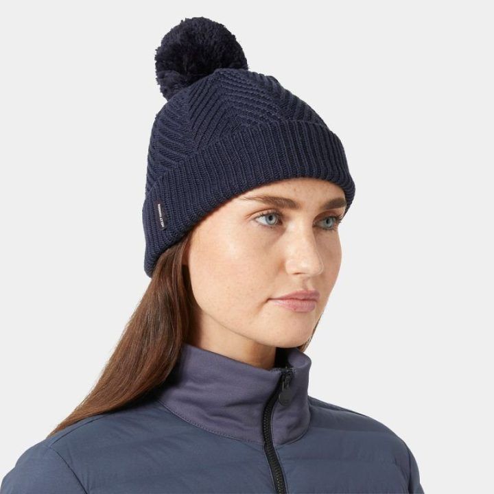 Moteriška mezginė kepurė su bumbulu Helly Hansen Lumi Beanie