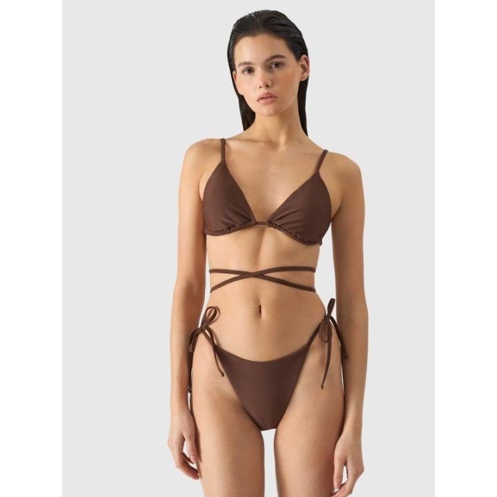 Bikinio viršutinė dalis 4F, ruda