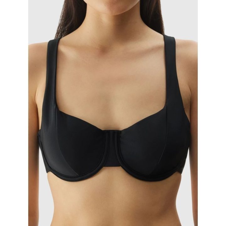 Bikinio liemenėlė balkonetės tipo 4F, juoda