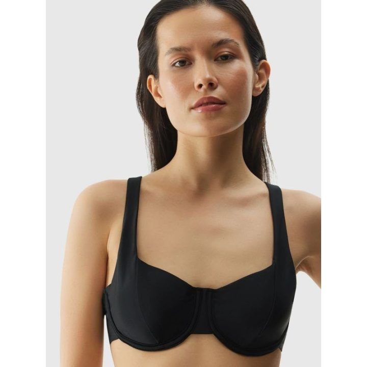 Bikinio liemenėlė balkonetės tipo 4F, juoda