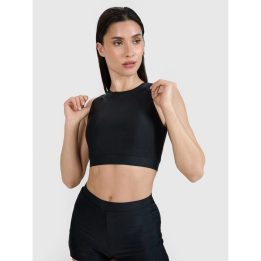 Moteriška sportinė bikinio viršutinė dalis 4F, juoda