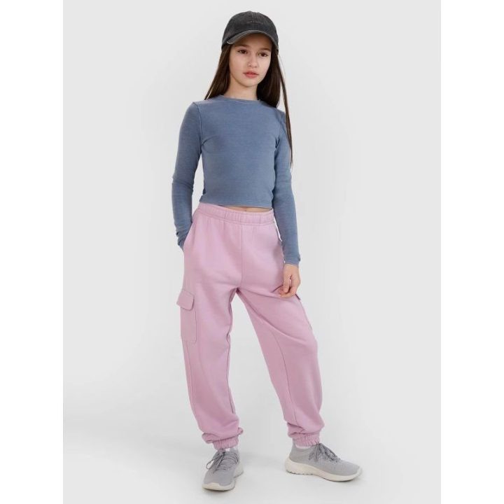 Marškinėliai mergaitėms su trumpintu fasonu 4F