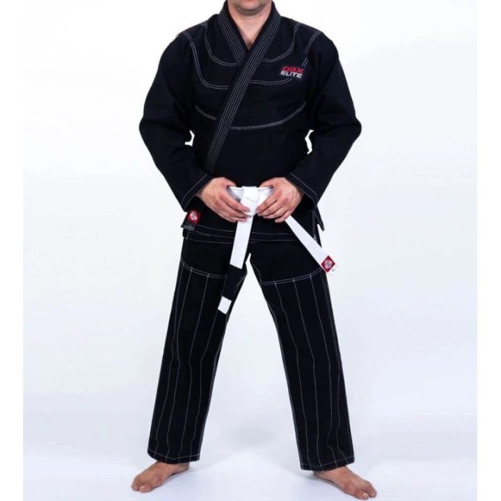 Suaugusiųjų BJJ kimono komplektas DBX BUSHIDO ELITE, juodas