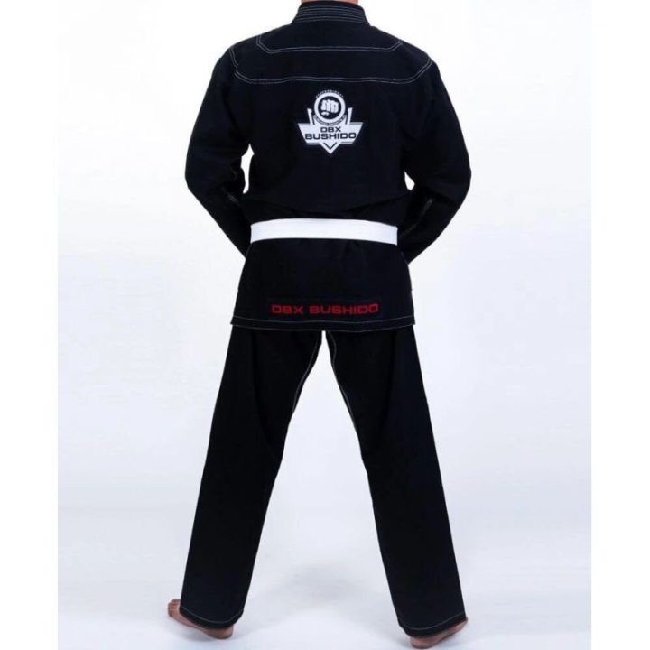 Suaugusiųjų BJJ kimono komplektas DBX BUSHIDO ELITE, juodas
