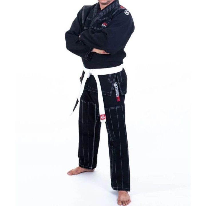Suaugusiųjų BJJ kimono komplektas DBX BUSHIDO ELITE, juodas