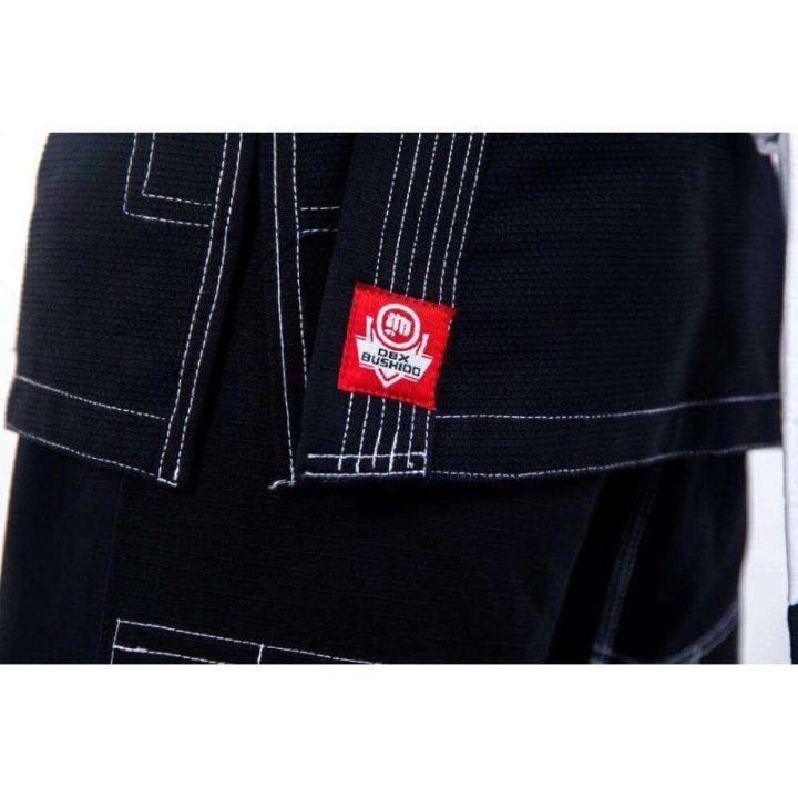 Suaugusiųjų BJJ kimono komplektas DBX BUSHIDO ELITE, juodas