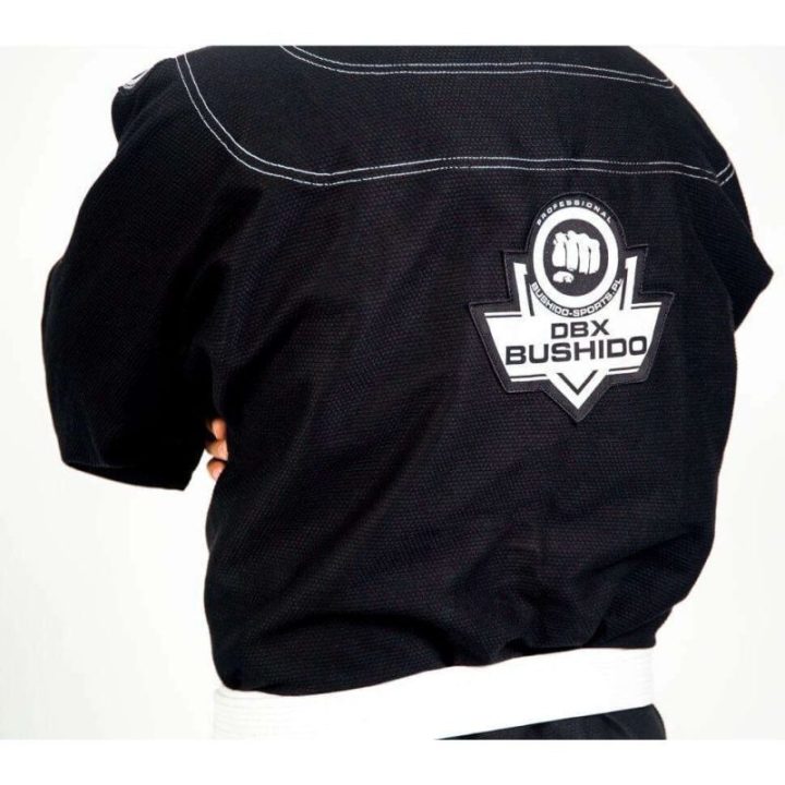 Suaugusiųjų BJJ kimono komplektas DBX BUSHIDO ELITE, juodas