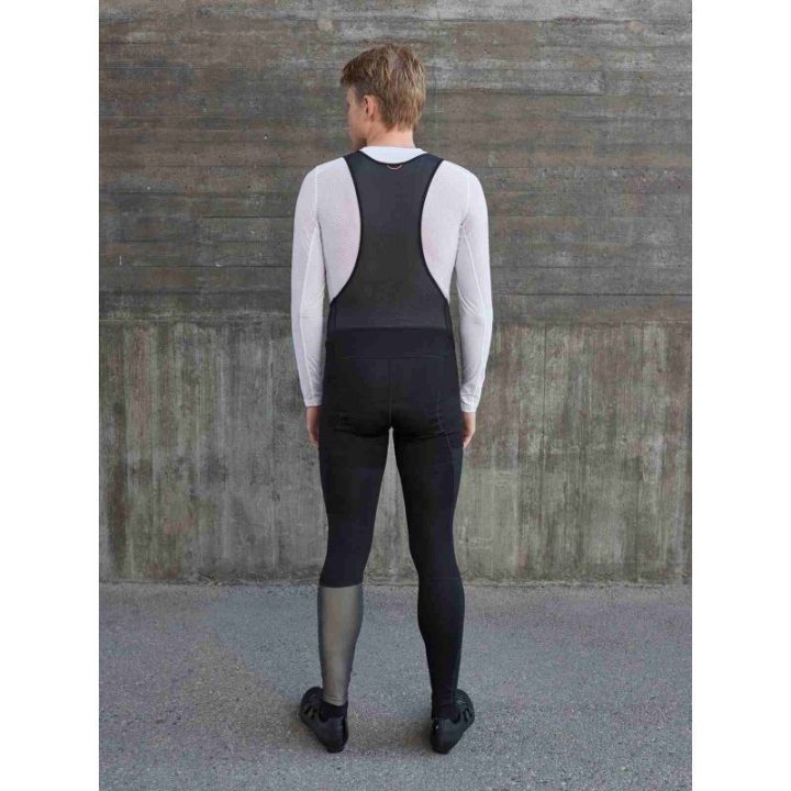 Vyriškos žieminės dviratininko kelnės POC Thermal Cargo Tights, juodos