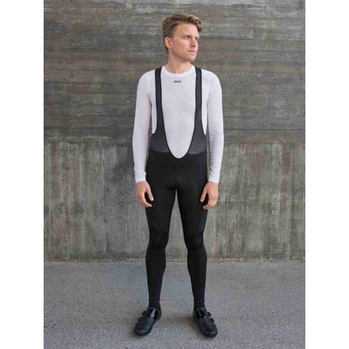 Vyriškos žieminės dviratininko kelnės POC Thermal Cargo Tights, juodos