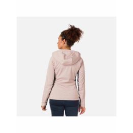 Moteriška softshell striukė su gobtuvu Rossignol Softshell Hoodie, rožinė