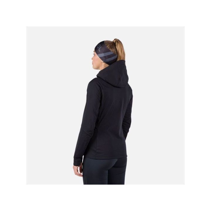 Moteriška softshell striukė su gobtuvu Rossignol Genetys, juoda