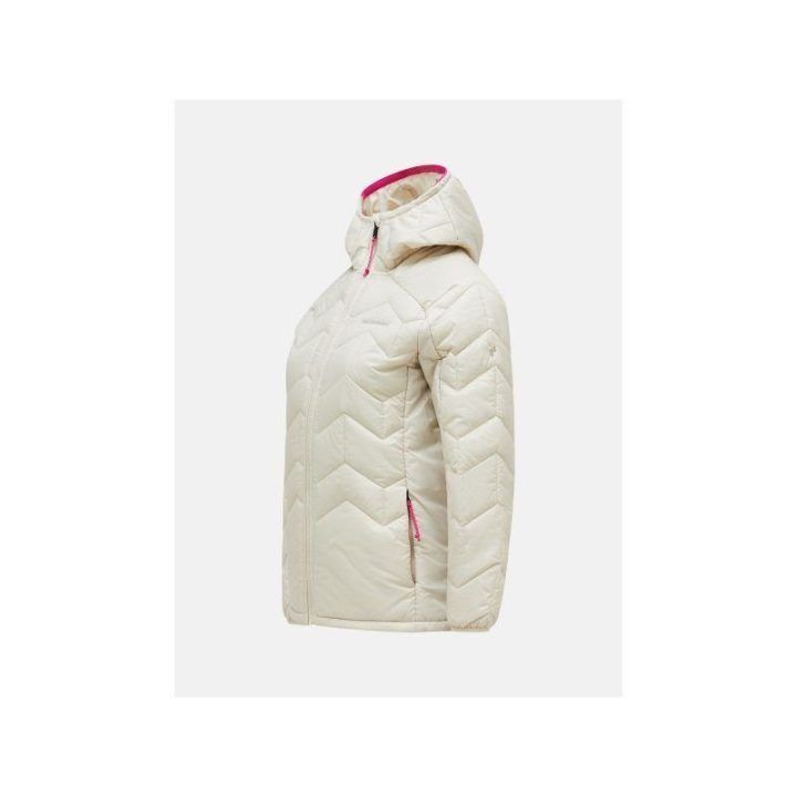 Moteriška striukė Peak Performance Elevate Liner Hood, smėlio