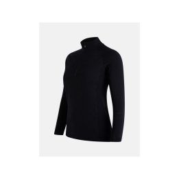 Moteriški termo marškinėliai Peak Performance Magic Half Zip, juodi