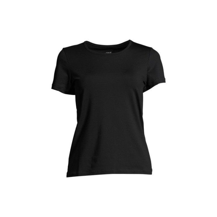 Marškinėliai su tinklo intarpais Casall Essential Mesh Detail, juodi