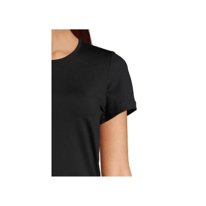 Marškinėliai su tinklo intarpais Casall Essential Mesh Detail, juodi