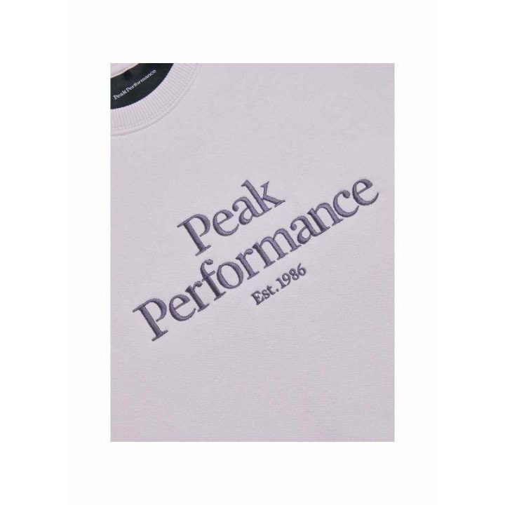 Moteriškas džemperis Peak Performance Original Crew, violetinis